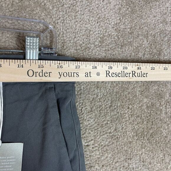 Everlane Chino Pants Mens 32 x 30 Slate Gray Flat Front Slim Tapered Fit NEW - Picture 5 of 11